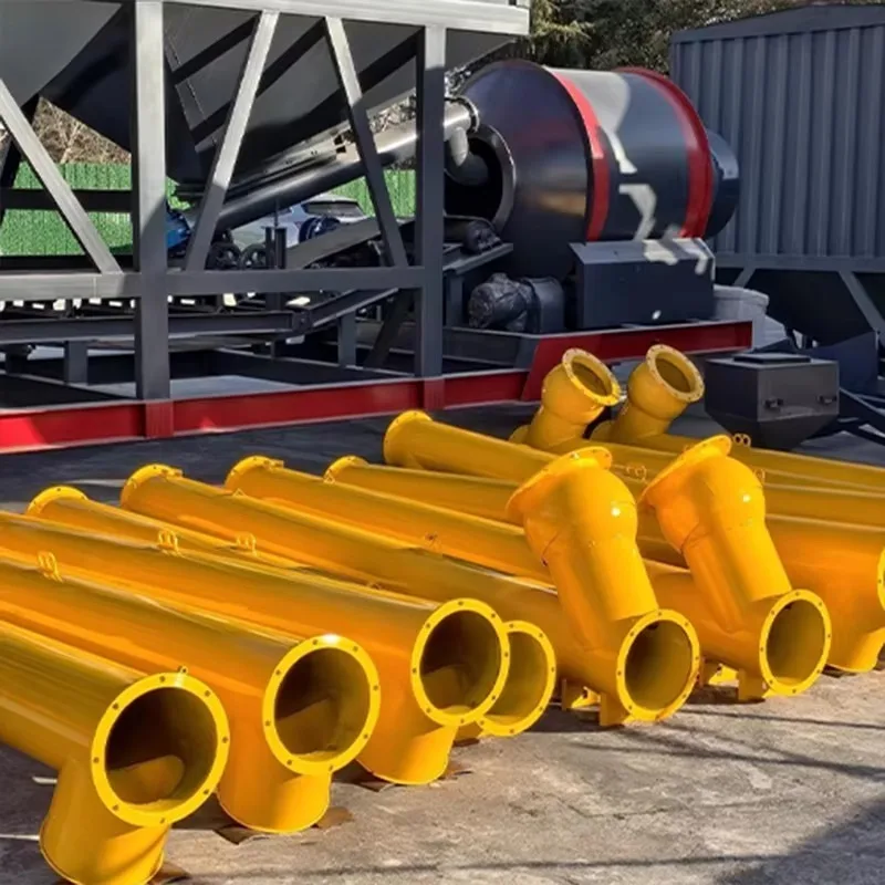 Industrial Oblique Tubular Screw Feeder for Conveying Bulk Granular Materials