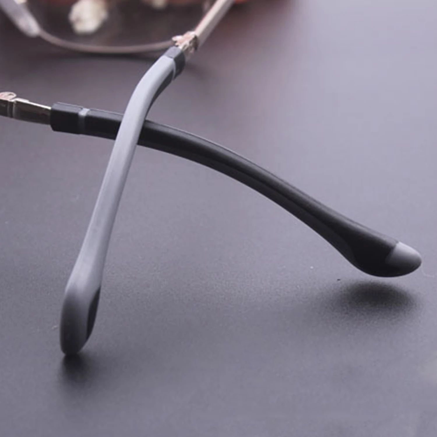 1 Pair Silicone Anti Slip Glasses Temple Tips Accessories Optical Frame Temples Eyeglasses Leg