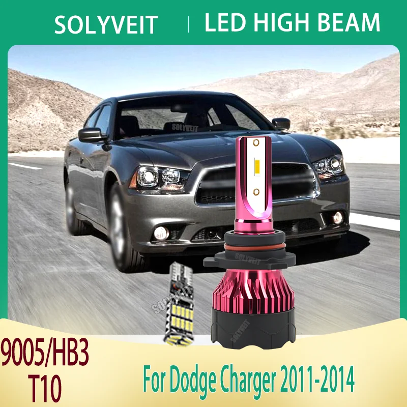 

9005/HB3 LED High Beam Proven on the Road 6000k High Bright White Fan Cooling Car Bulb For Dodge Charger 2011 2012 2013 2014