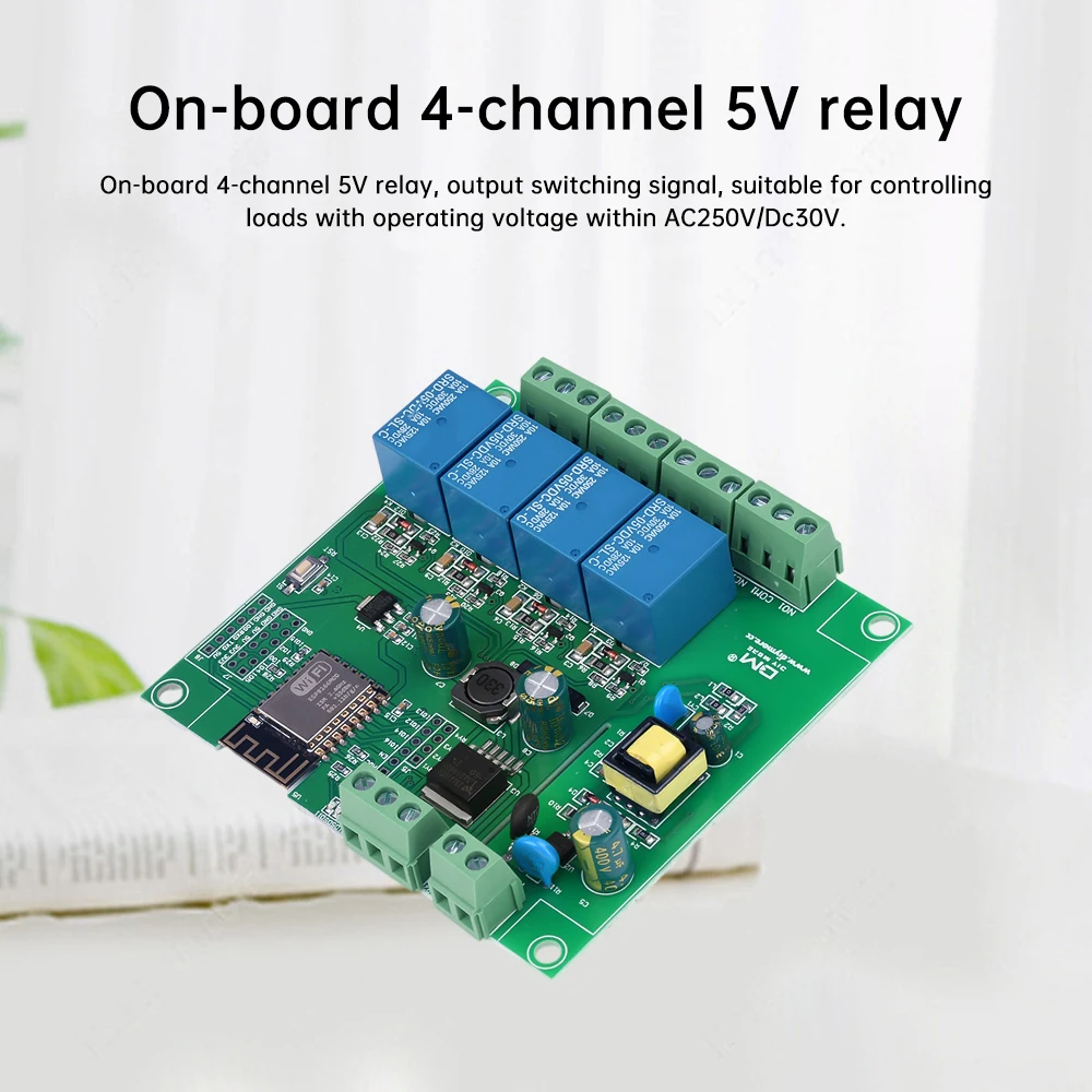 ESP-12F IOT مجلس التنمية مفتاح ذكي ESP8266 4 قناة التتابع وحدة تبديل للبرمجة التبديل المراقب المالي