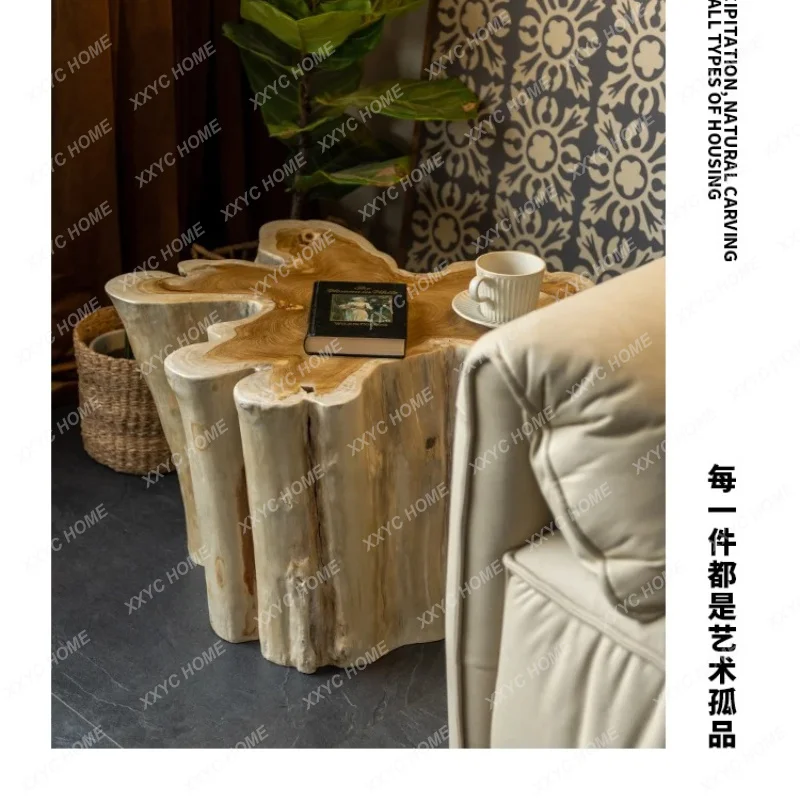 

L carving surprise side a few living room home bed and breakfast handmade solid wood low table