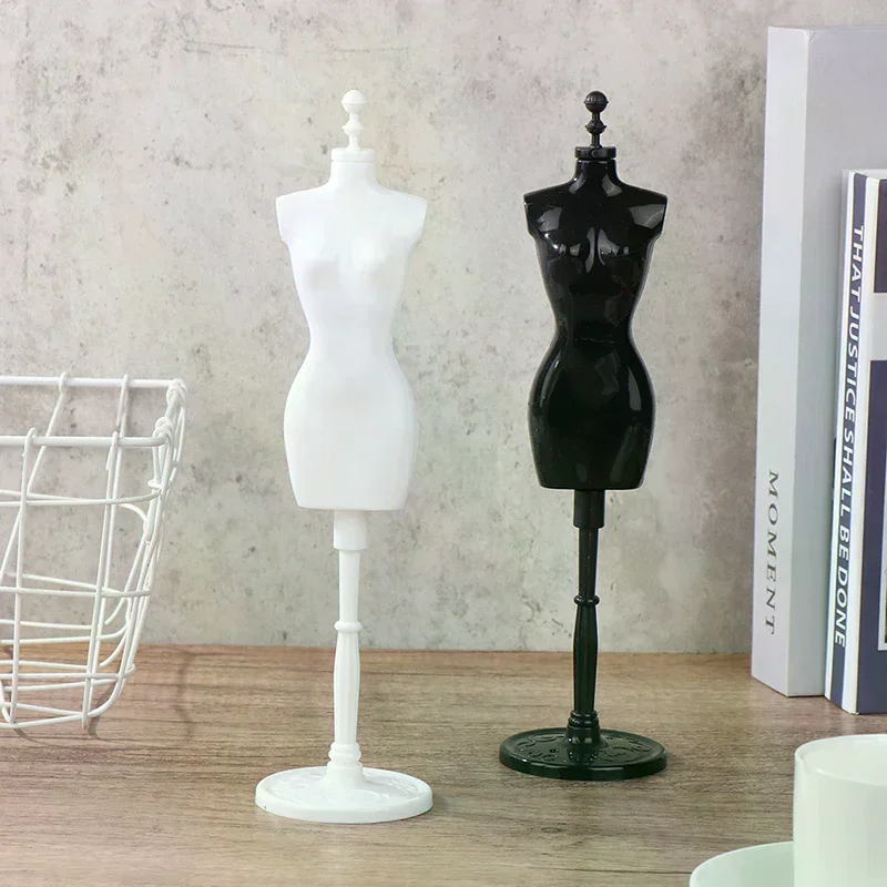1set 1:6 Dollhouse Miniature Mannequin Coat Hanger Skirt Support Wedding Mannequin Stand Humanoid Model Toy