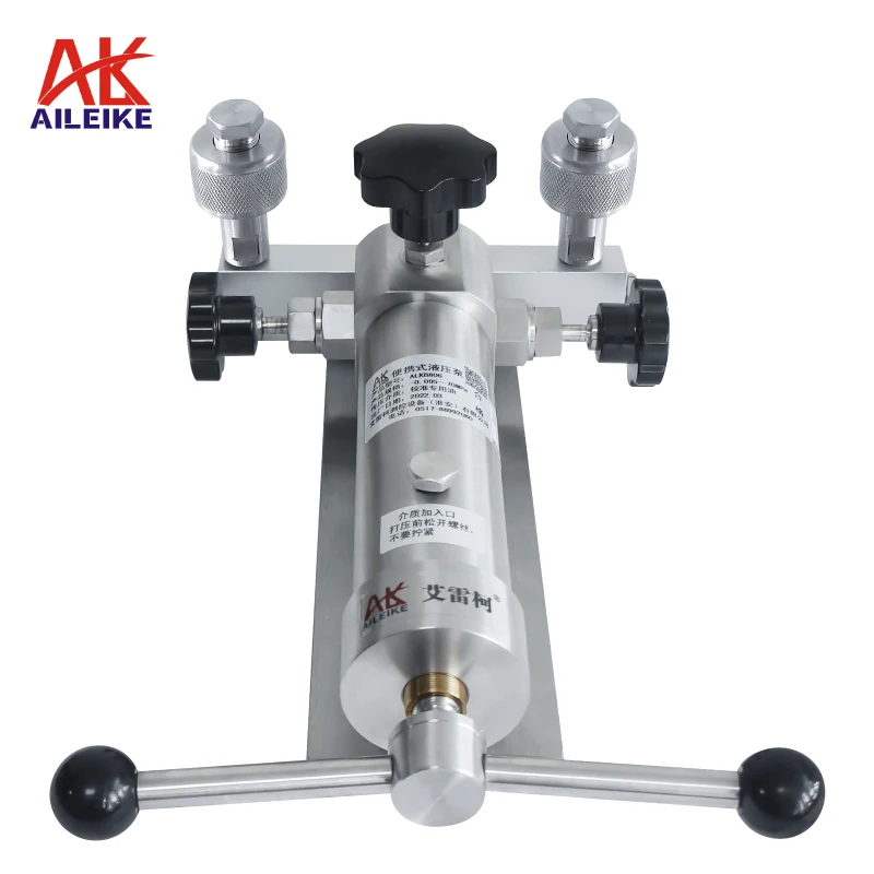 

Pressure gauge calibration table ALKB806 manual pressure detection for water pressure and oil pressure instrument calibration