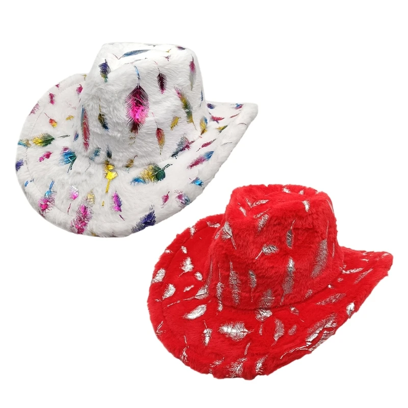 

Durability Fabric Denims Hat Trendy Denims Hat Western Styles Shopping Hat for Festivities and Patriotic Event