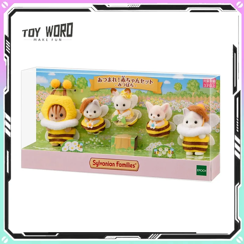 Sylvanian Families Anime Figuren Bee Set Combinatie Serie Ternurines Action Figure Baby Halloween Ornament Cadeau voor Gril Toys
