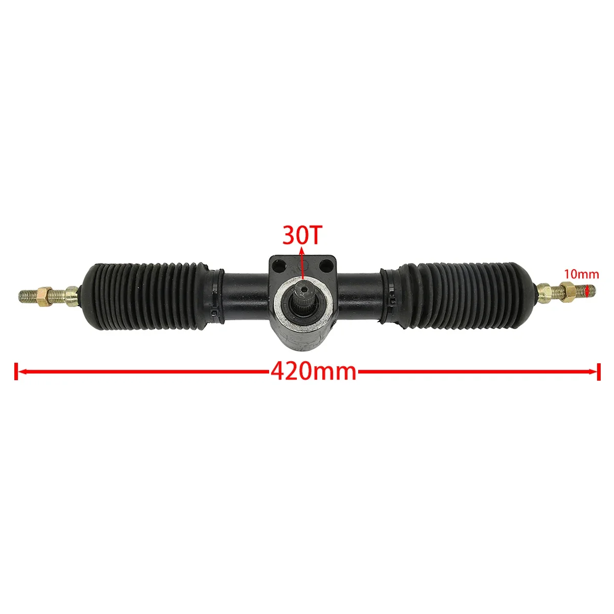 300mm 320mm Power Steering Gear Rack Pinion Assy Fit for DIY China Go Kart Buggy Karting ATV UTV Bike Parts