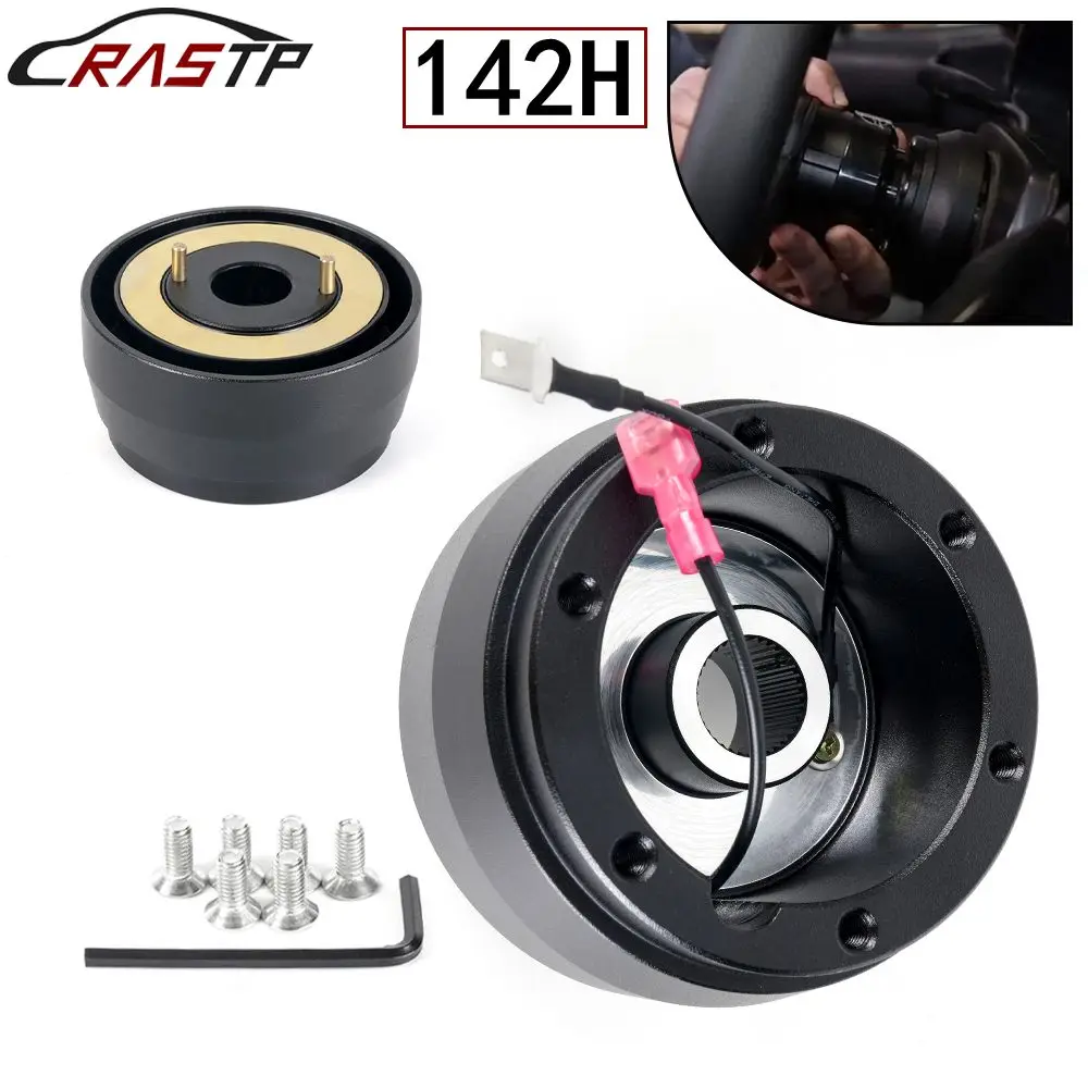

RASTP-Racing 142H Steering Wheel 6 Hole Short Hub Kit For Nissan Datsun 510 620 720 240z 260z 280z C10 RS-QR063