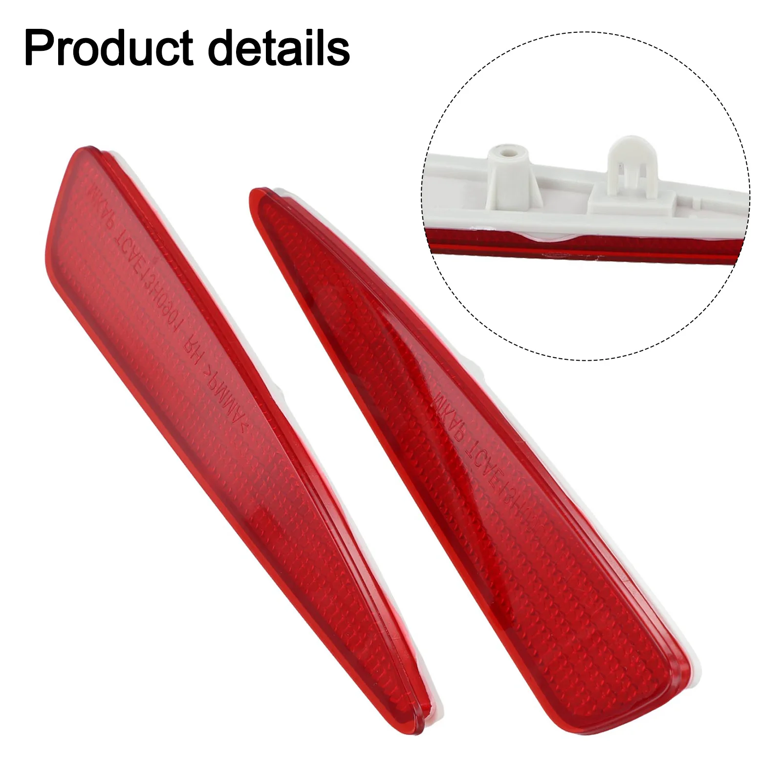 Auto Safety Accessories Rear Reflector For Enhanced Visibility High Performance Fit Long-lasting Reliability For Auris
