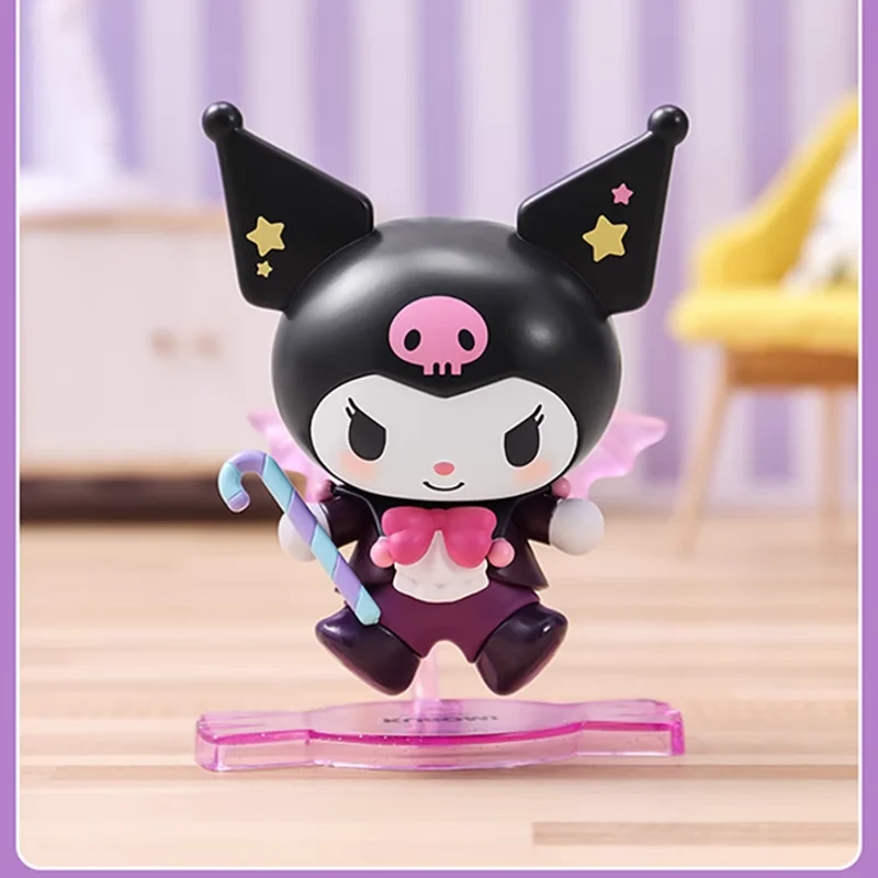 MINISO Kawaii Kuromi Blind Box Figure Toys Sanrio Figurine Model bambole da collezione per ragazza compleanno regali di natale giocattolo