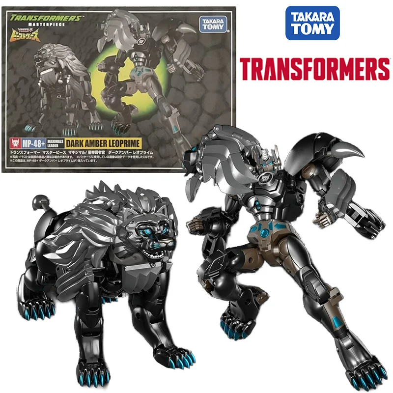 

Takara Tomy Transformers Masterpiece MP-48+ Dark Amber Leoprime 15Cm Anime Original Action Figure Model Toy Gift Collection