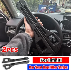 For Infiniti Q50 FX35 G37 FX37 Q30 QX30 QX70 Q60 QX80 Q56 M37 QX50 FX35 EX35 FX45 FX50 Car Seat Gap Filler Strip Accessories