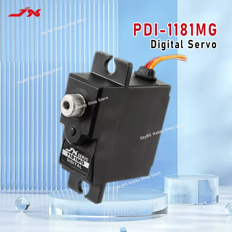 JX Servo PDI‑1181MG Digital Servo 18g 3.5KG, Fit WLtoys 144001 WPL RC Car B1/16 B24 C14 C24 Helicopter Airplane Accessories