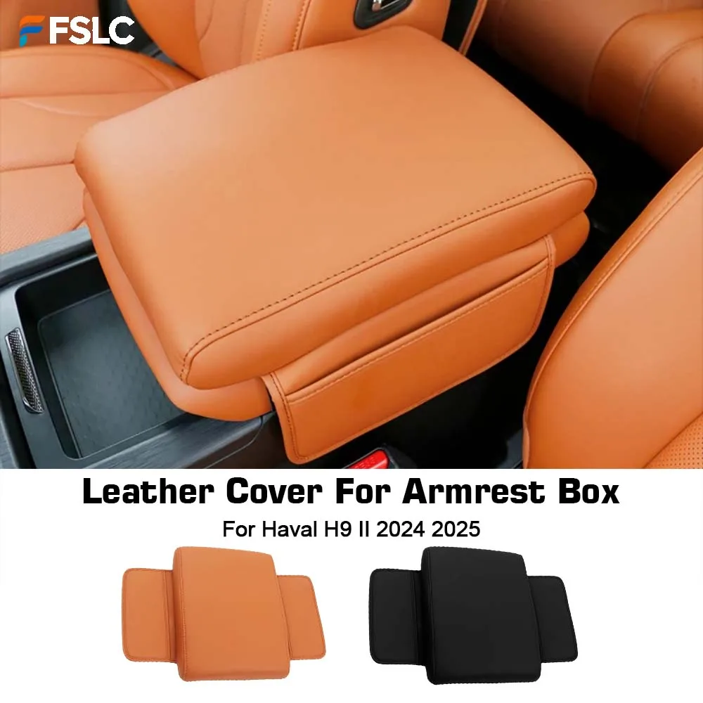 

⭐ Подлинный ⭐ Для Haval H9 II 2024 2025 автомобильный Стайлинг подлокотник коробка для увеличения высоты кожаный защитный чехол сумка для хранения авто
