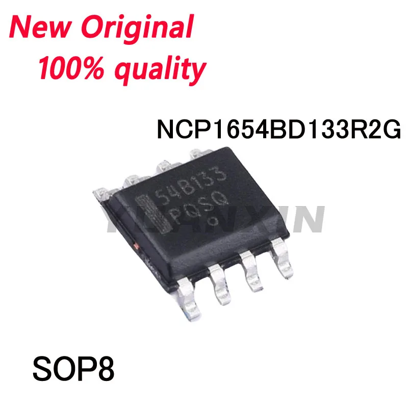 5-10/PCS New Original NCP1654BD133R2G NCP1654BD 54B133 SOP8 The power factor is positive chip In Stock