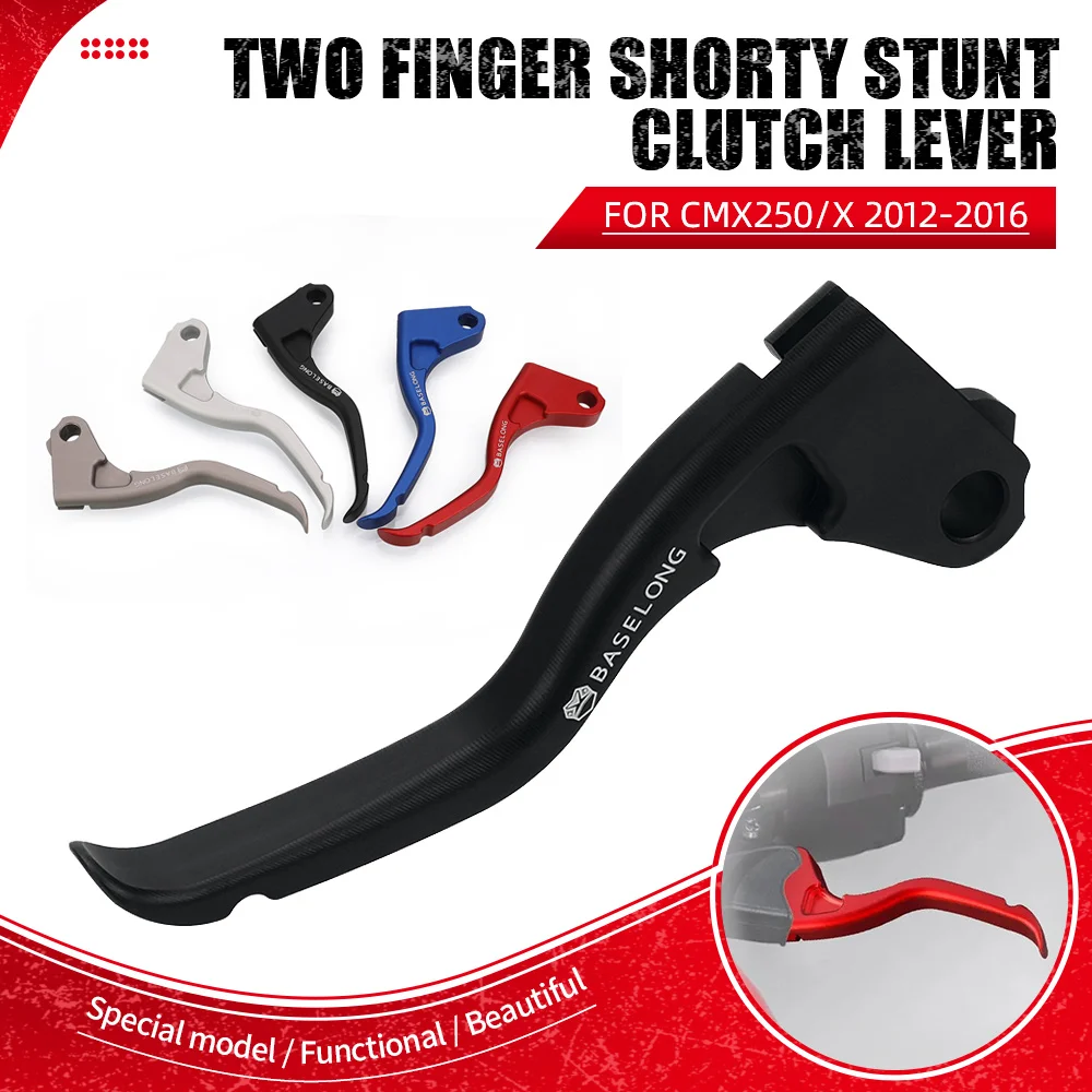 

Stunt Two Finger 10% Force Reduction Shorty Clutch Lever FOR HONDA CMX250/X 2012-2013-2014-2015-2016 Moto CBR250R/ ABS CB125/F/R