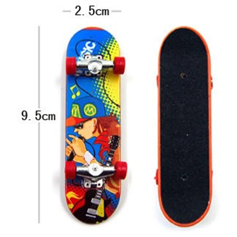 ZK20 Print profesjonalny stojak ze stopu FingerBoard deskorolka Mini deska palcowa Skate truck Finger Skateboard dla dzieci zabawka prezent