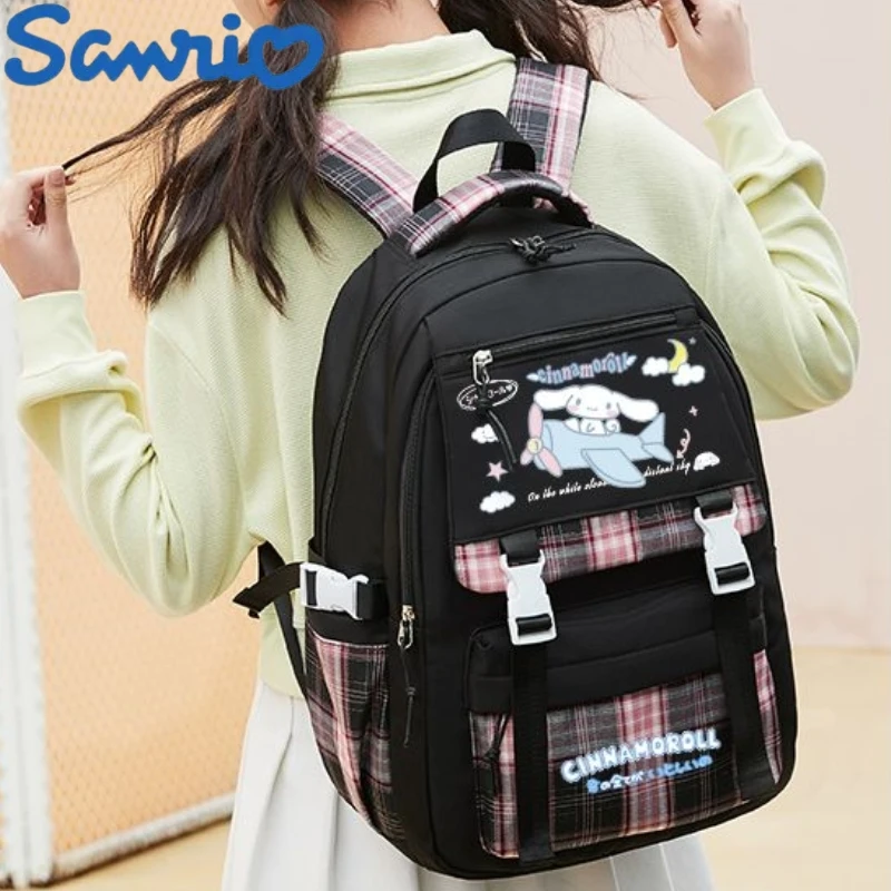 

Sanrio Cinnamoroll Babycinnamoroll Cute Spine Protection Schoolbag Primary School Girls Larget Backpack Waterproof Schoolbag