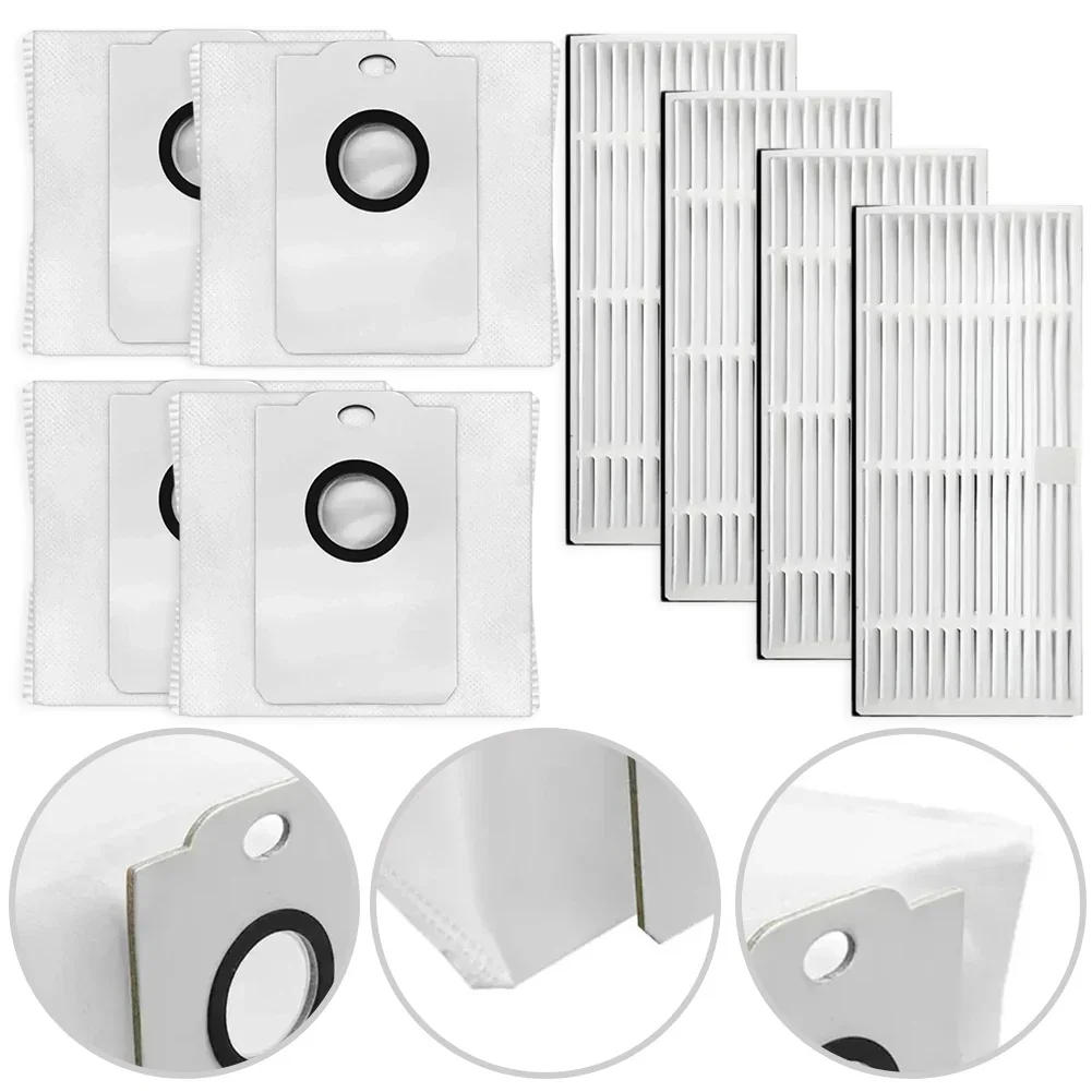 8 قطعة أكياس الغبار مرشحات ل Conga 2499 Ultra Home المتقدمة جهاز آلي لتنظيف الأتربة استبدال أجزاء الملحقات