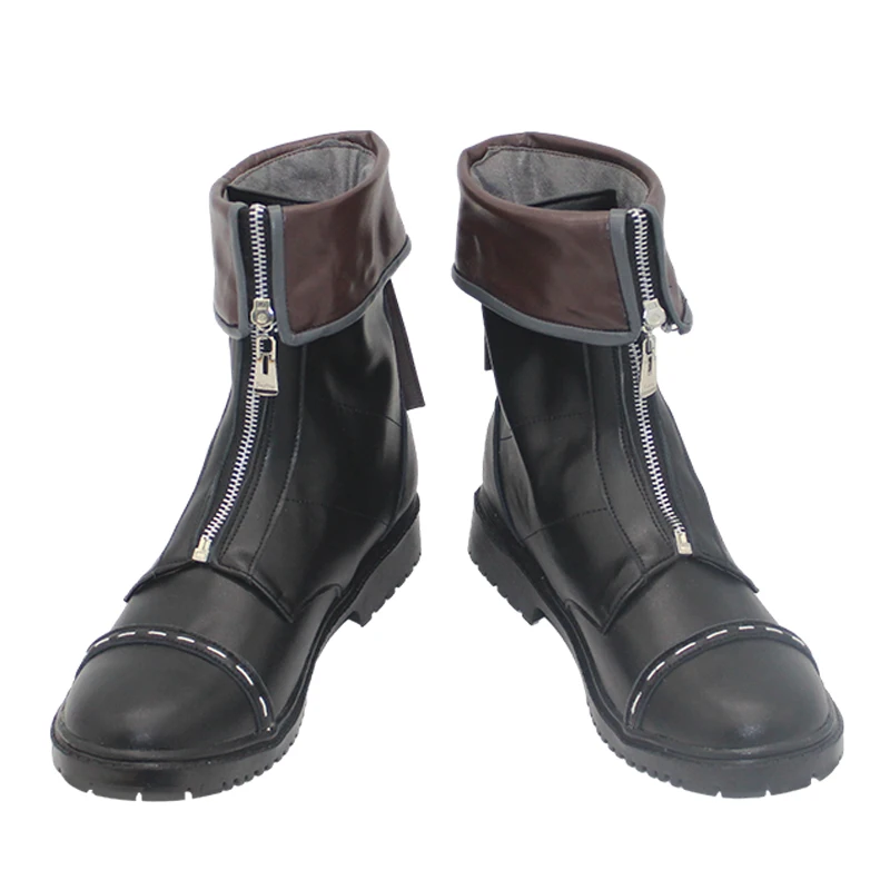 Jogo Final Fantasy VII Cloud Strife Cosplay Sapatos Botas Halloween Festa de Natal Botas de Couro PU