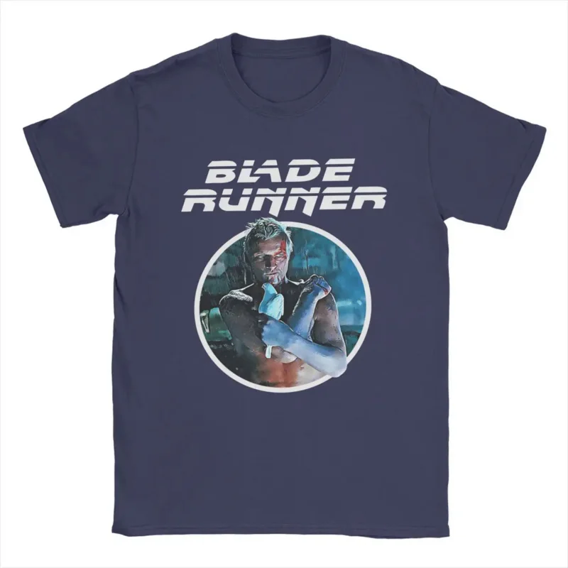 Men Blade Runner Retro Movie T Shirt Cotton Clothing Novelty Short Sleeve Round Neck Tees Big Size T-Shirt