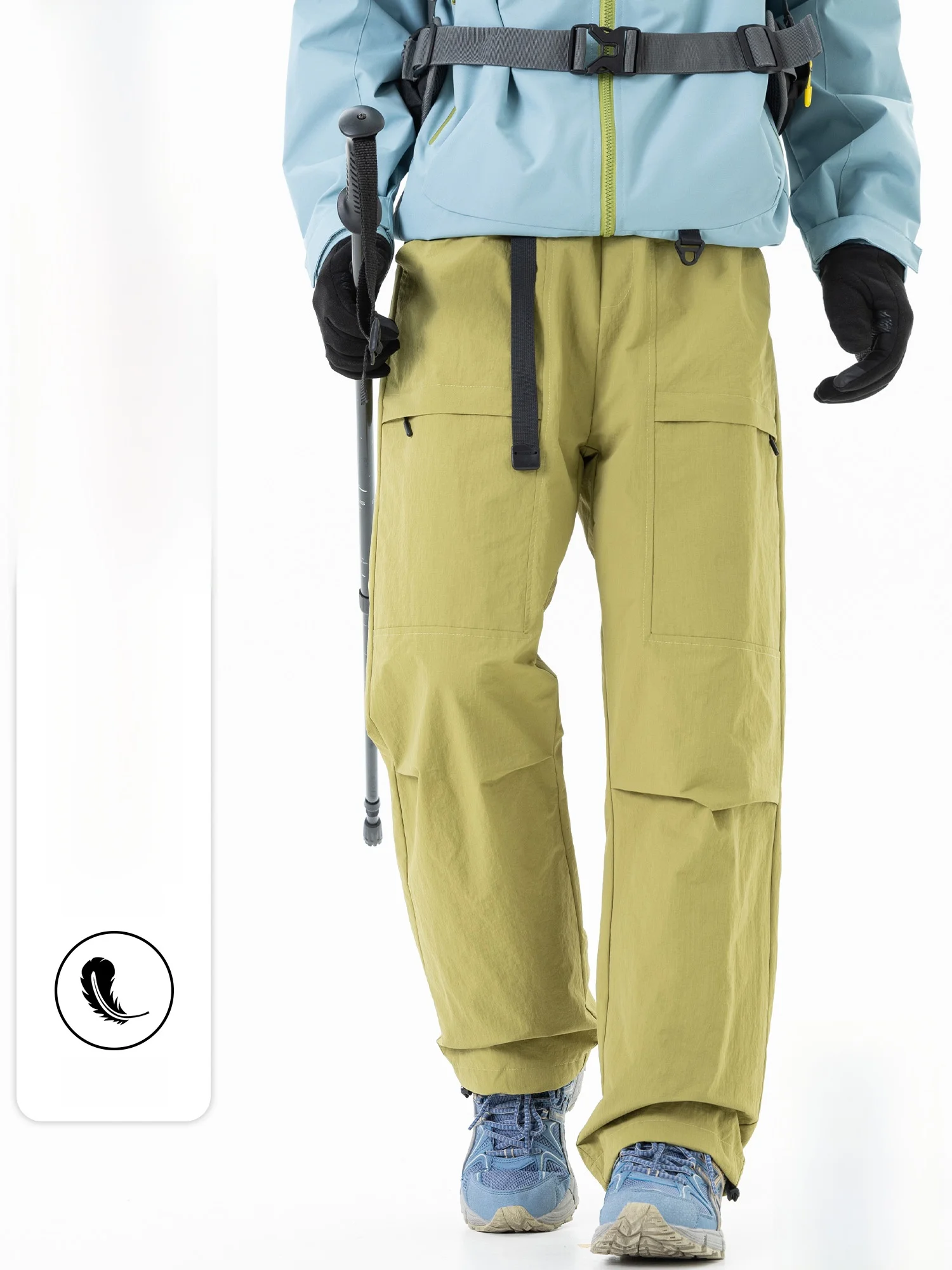 

Зимние функциональные брюки PaulFrank для активного отдыха, мужские свободные прямые брюки с наполнителем, теплые молодежные модные брюки из полиэфирного волокна, длинные брюки