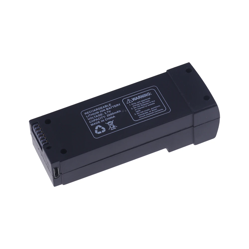 Batterie au lithium pour importateur RC KF610, 3.7V, 2000mAh, caméra KF610 4K, télécommande, quadrirotor, hélicoptère 24.com, pièces de rechange