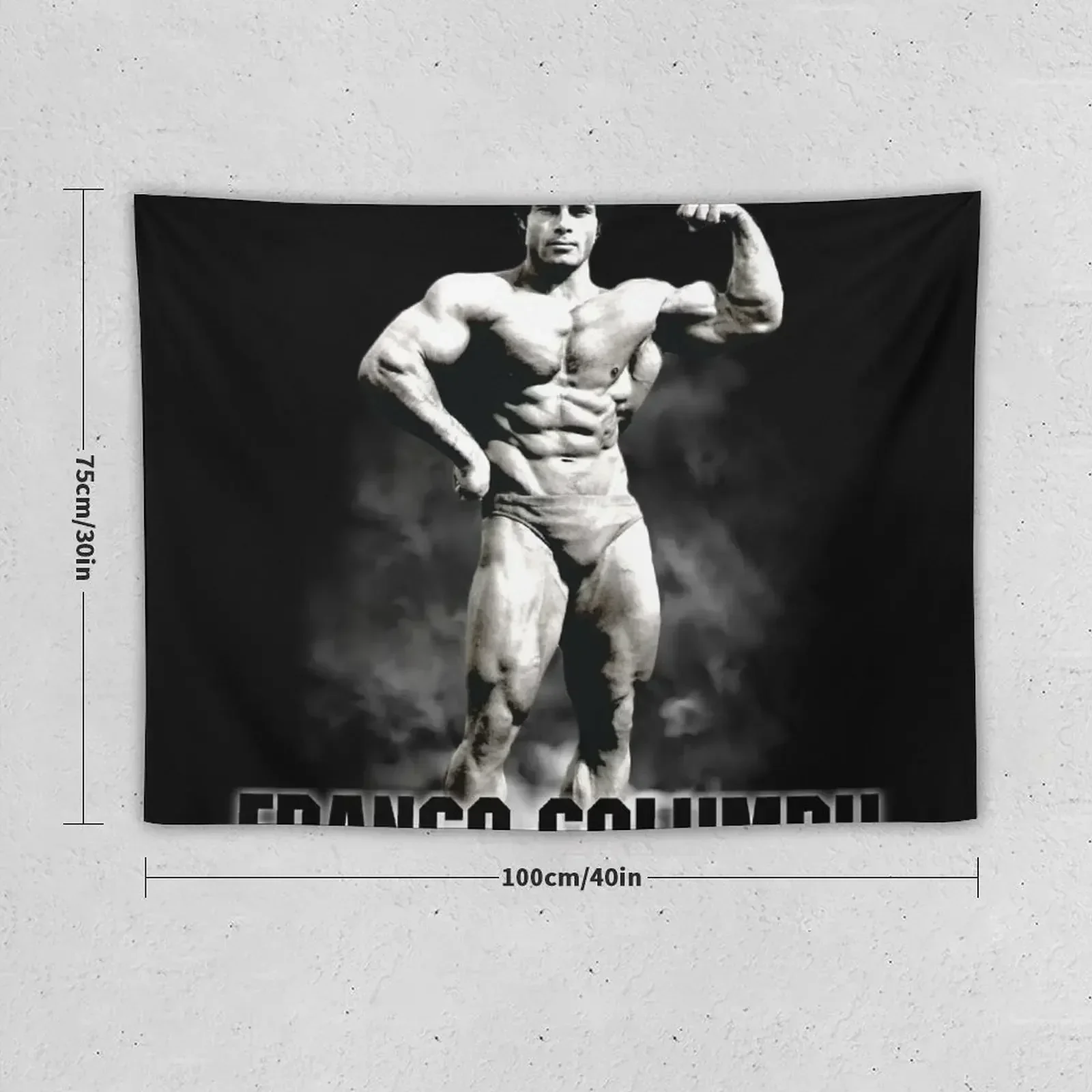 Franco Columbu Bodybuilder Tapestry Aesthetic Room Decor Wall Hanging Tapestry