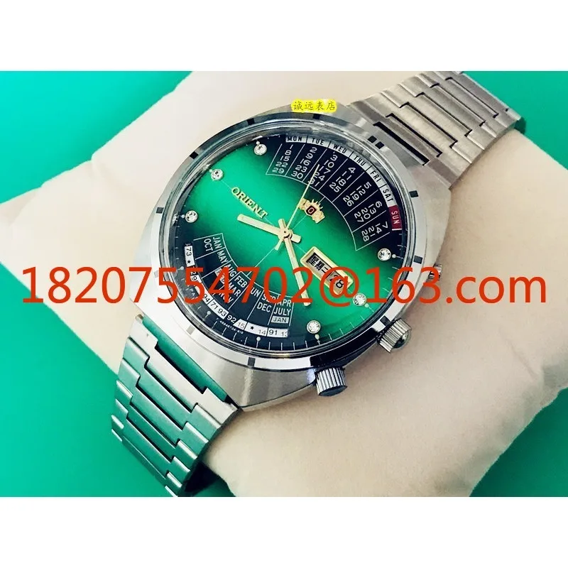 FOR Japan Watch Men's Oriental Double Lion Perpetual Calendar Fully Automatic Mechanical Watch Perpetual Calendar Watch