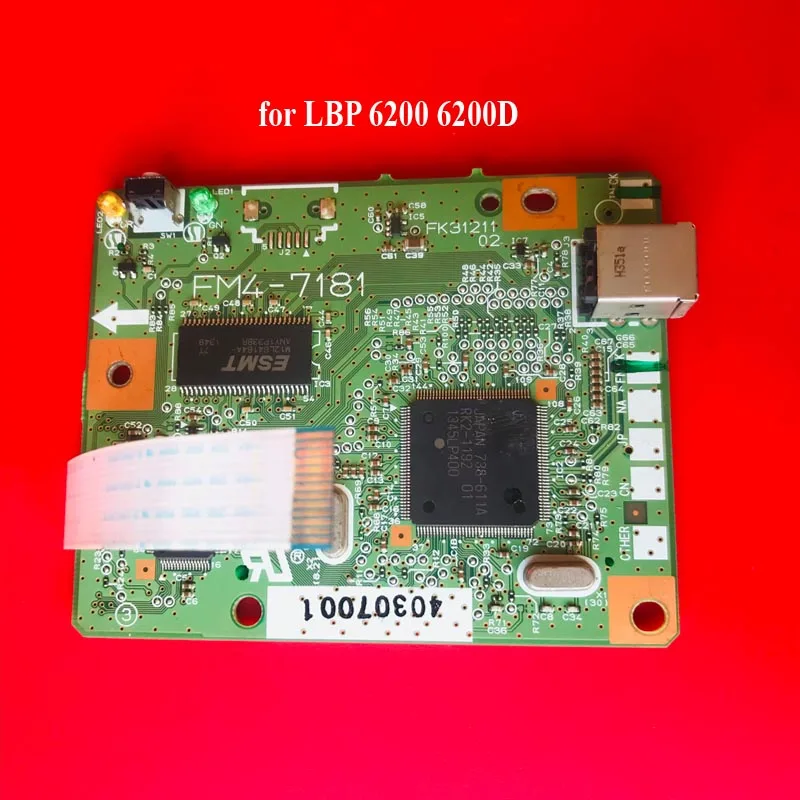 

Formatter Board For Canon LBP6200 LBP6200D LBP 6200 6200D FM4-7181 FM4-7181-000 Logic Main Board MainBoard Mother Board