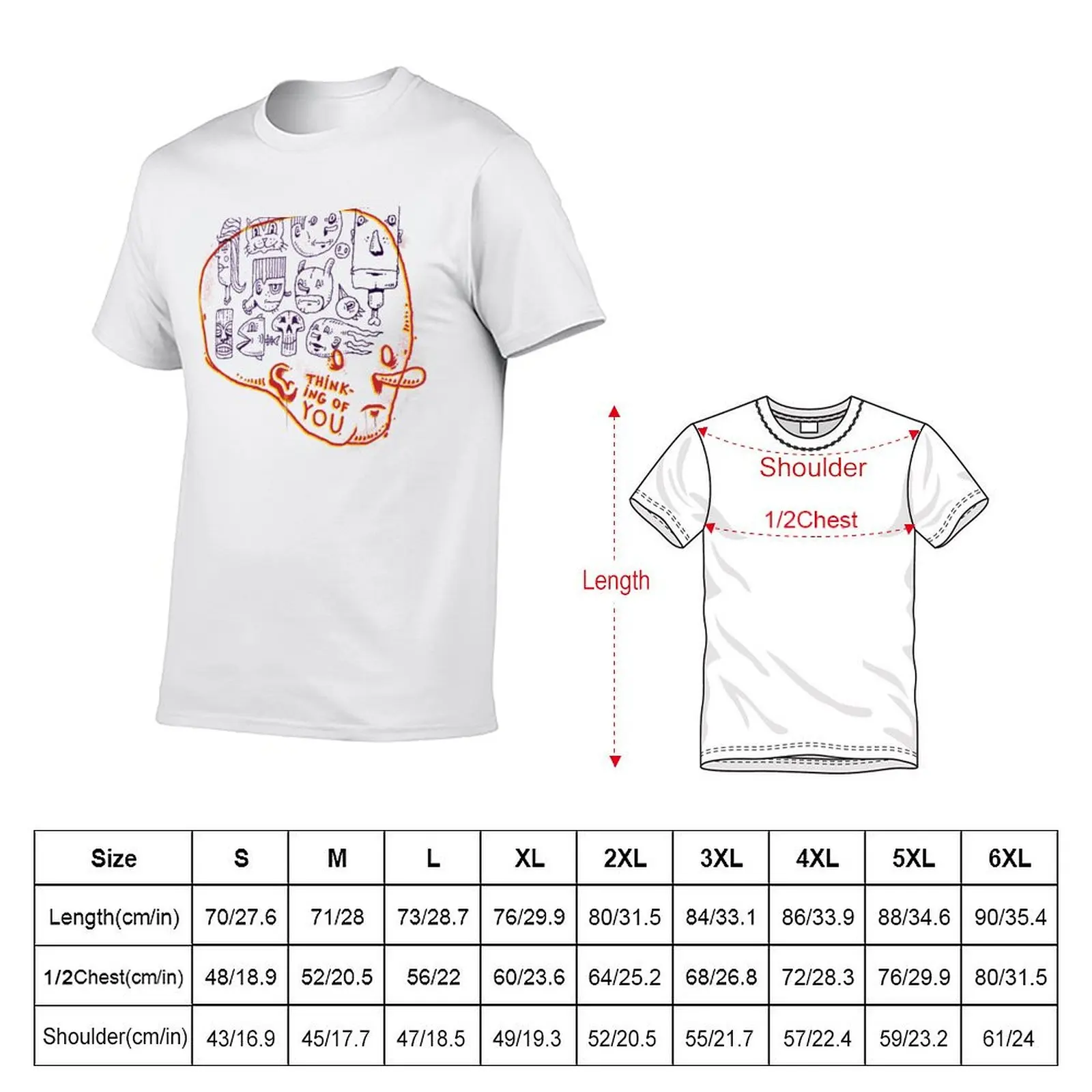 Thinking of you T-Shirt Comfortable Workout Short Sleeve Shirt