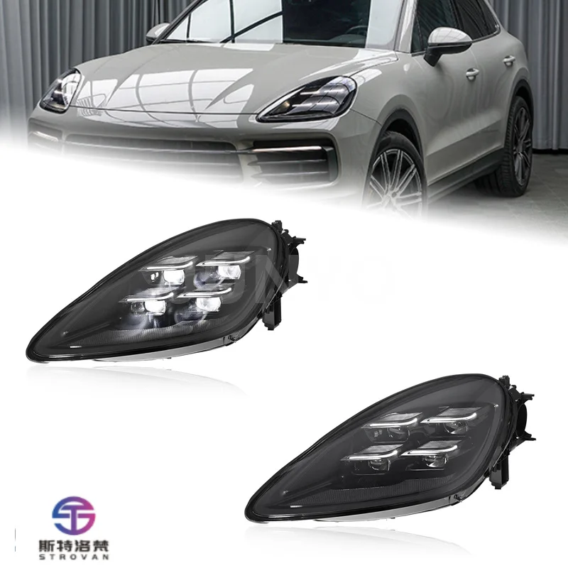 Led Headlight Assembly for 18-23 Retrofit Upgrade 2025 Model-12V 6000K Matrix Led Headlights Pair Left and Right