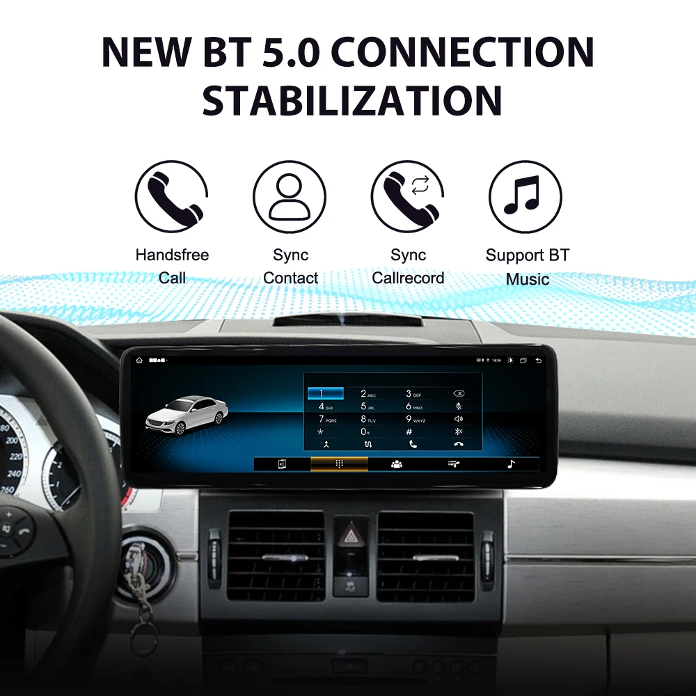 

Auto Andriod 13 Carplay Navi For Mercedes Benz GLK 2009 -2012 Car Radio 14.9 Inch Screen Digital Dashboard Multimedia Head Unit