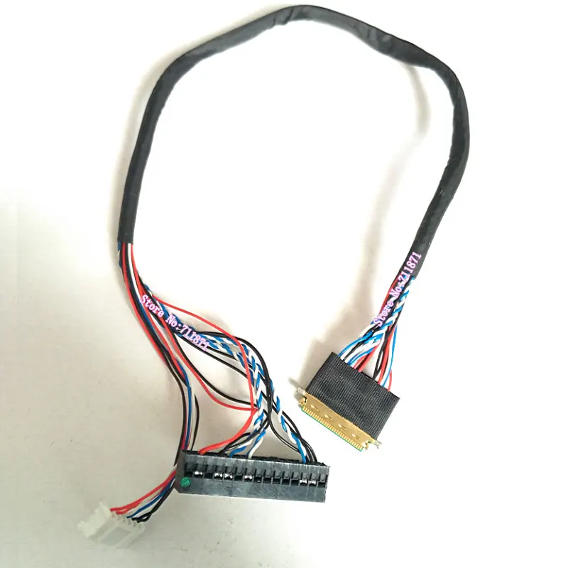 30 Pin 20453-030T eDP Screen Cable Cord Wire For 20455-030E eDP Screen Wire 30P 30Pin 1 Lane 2 Lanes eDP Lcd Screen Line Cable