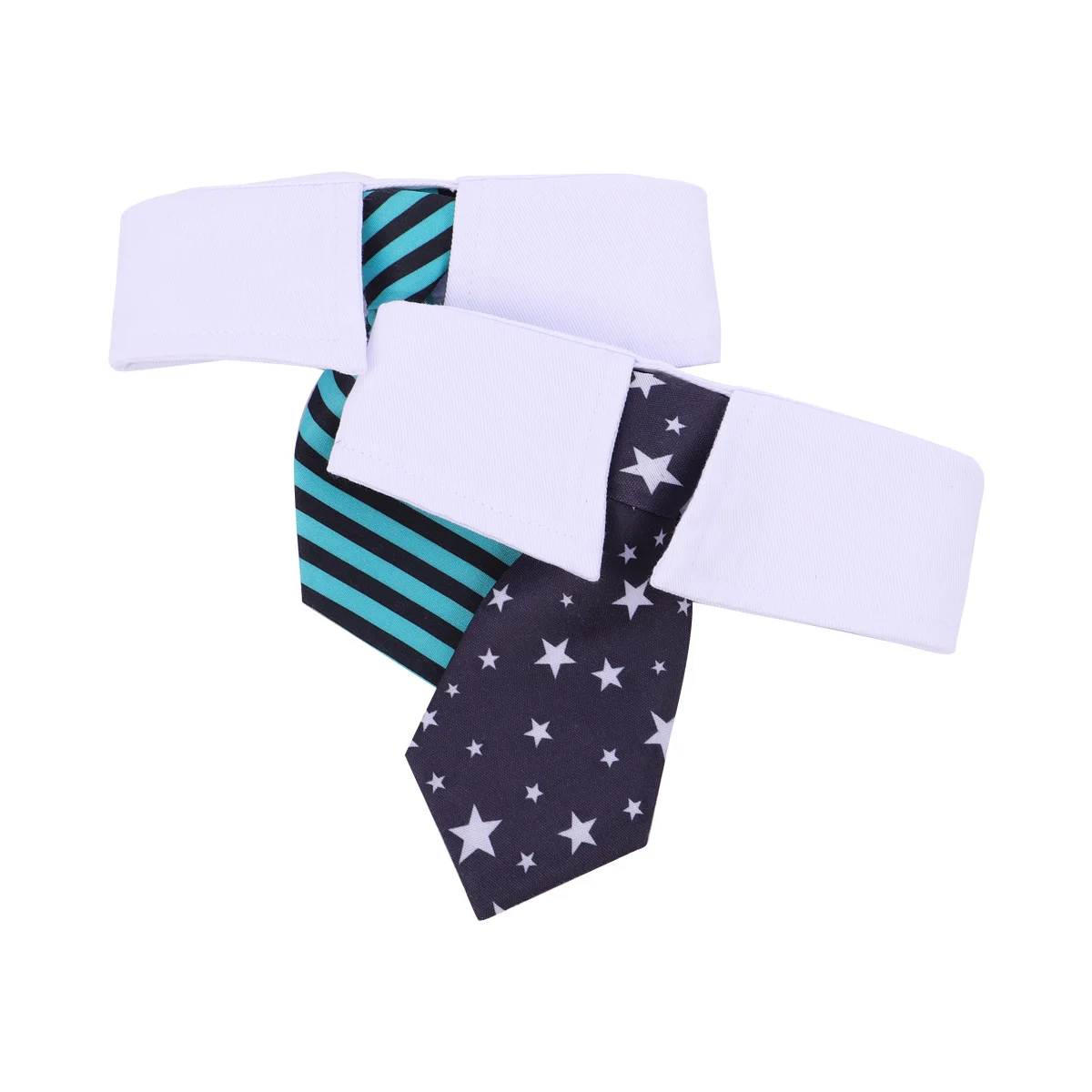 

Alasum 2pcs Adjustable Dog Tie Puppy Bow Collar Pet Costume Accessory for Cats Small Large Dogs