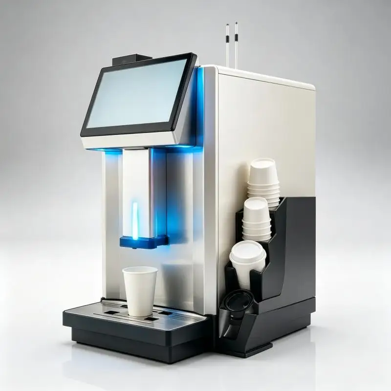 Hot Selling Industrial Autonmus Card Operated Snack and Coffee Vending Machine for Business