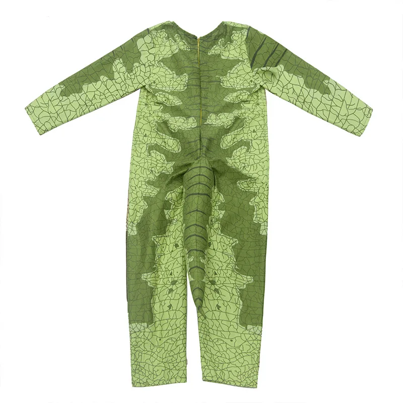 Luxe Kinderen Kind Dinosaurus Triceratops Cosplay Kostuum Voor Jongens Halloween Purim Party Rollenspel Pak Grappige Dinosaurus Jumpsuits