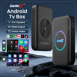 CarlinKit LiteS Android Tv Box CarPlay Wireless Android auto Adapter HDMI Output Support Netfix Youtube IPTV Spotify Wifi
