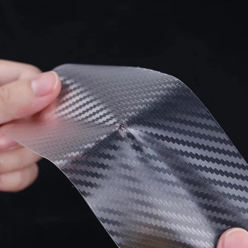 Hoge Kwaliteit Transparante Koolstofvezel Autodeur Protector Stickers Anti Scratch Tape DIY Auto Kofferbak Dorpel Scuff Protector Film