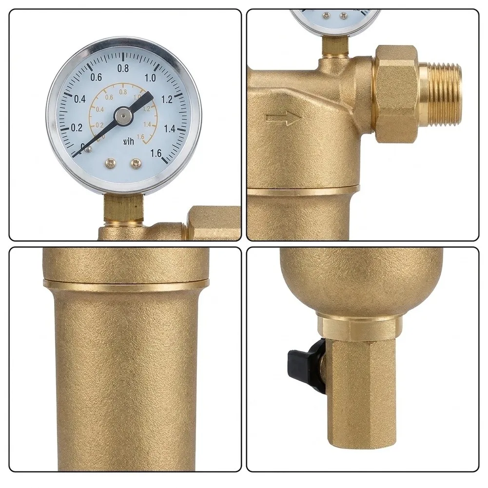 Whole House Filter Sediment Filter For Whole House Use Automatic Self-cleaning Reusable Design Metal Construction