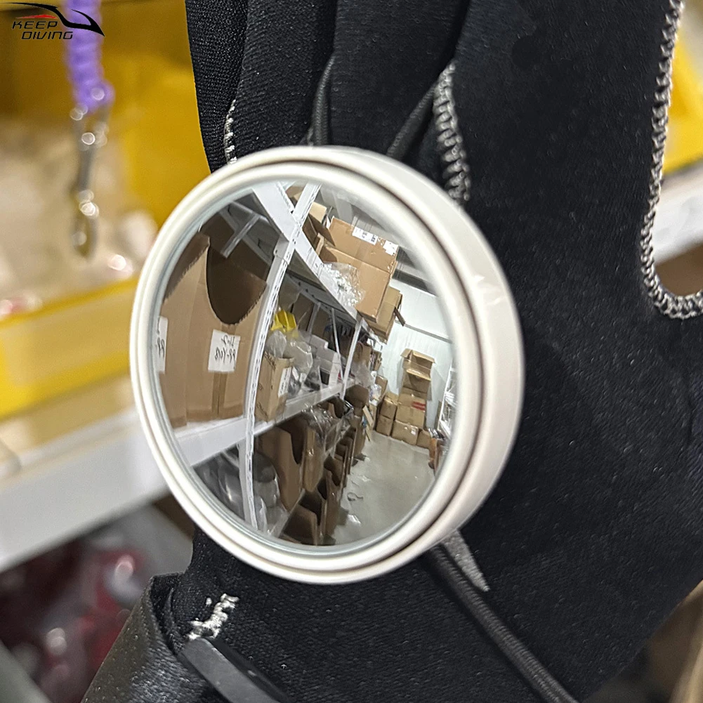 

Морское зеркало заднего вида с ремешком, зеркало для дайвинга, круглое зеркало заднего вида для подводного плавания и снорклинга