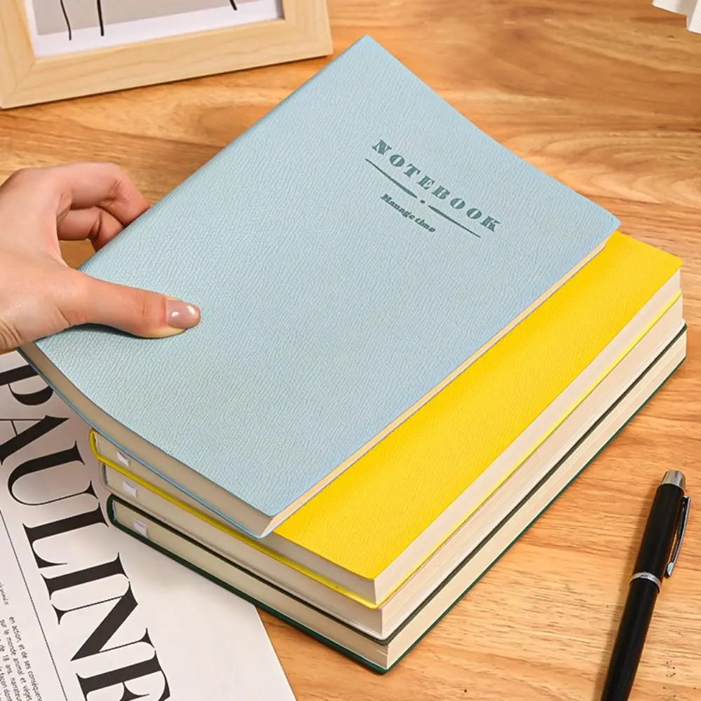 PU Cover Soft Leather Notebook Journals Writing Pads a4 a5 Office Notebook Diary Book Stationery Notebook Student