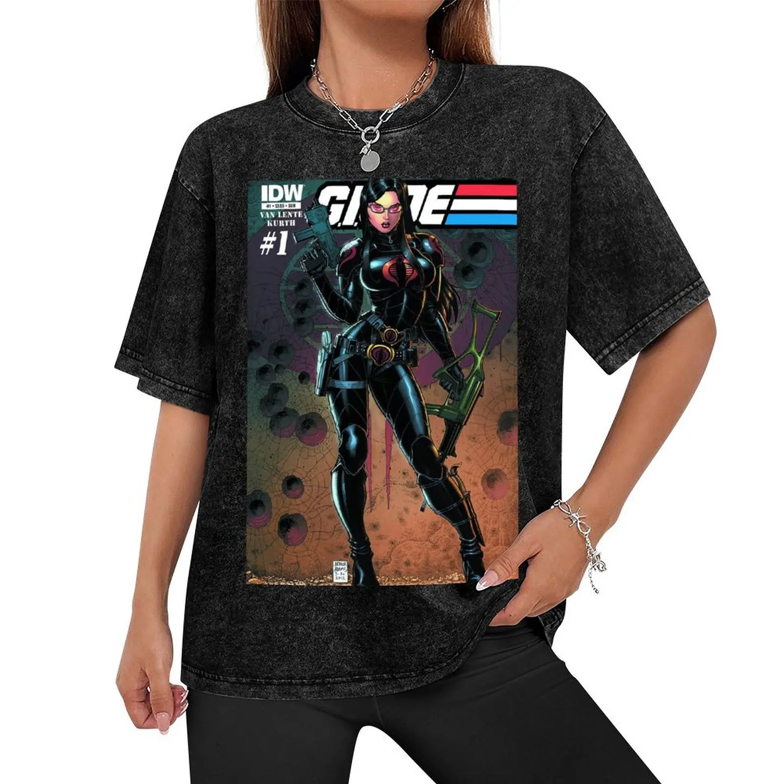 Comic Baroness T-Shirt graphics plus size clothes mens t shirts