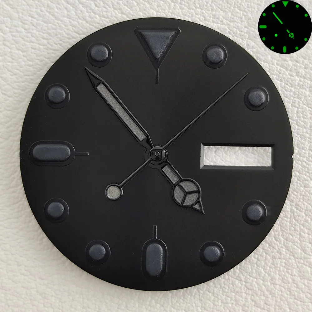 قرص 28.5 ملم NH36 قرص NH35NH36 عقارب C3 مناسب لساعة NH36 3 الساعة 3.8 ملحقات الساعة