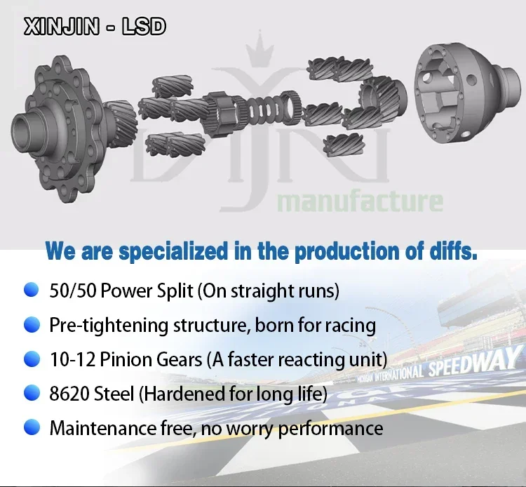 LSD parts limited slip differential for bm w e36 328 differential