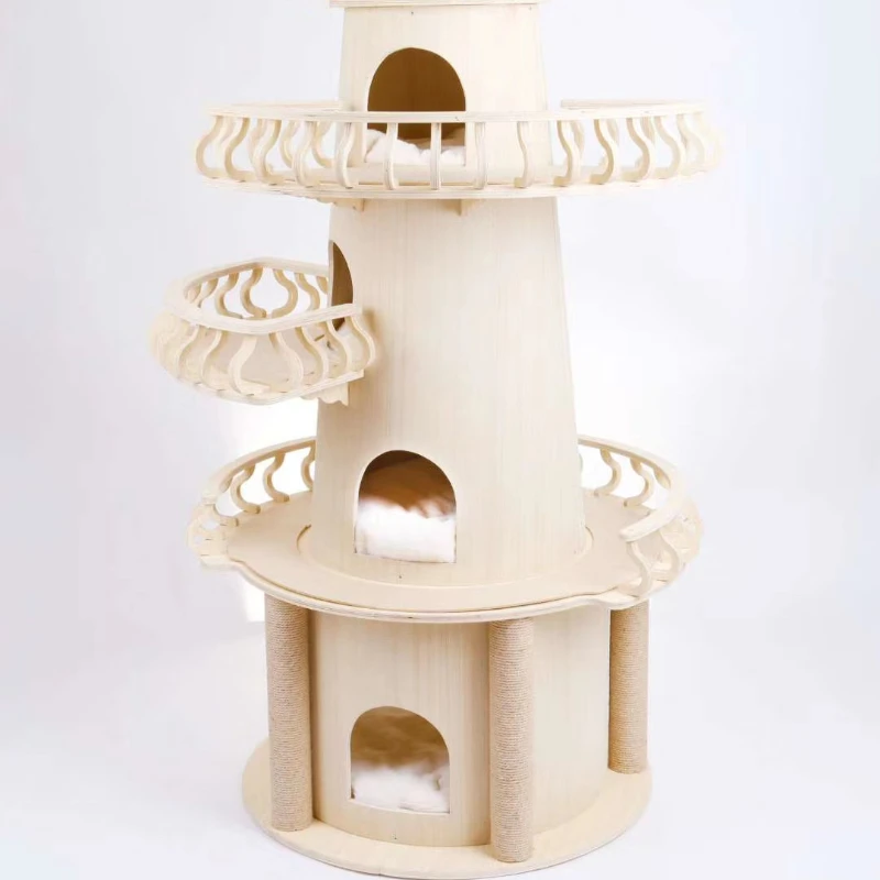 

Solid Wood Castle, Ancient Castle, Puppet Puppet, Multiple Families Can Use Large Climbing Frame