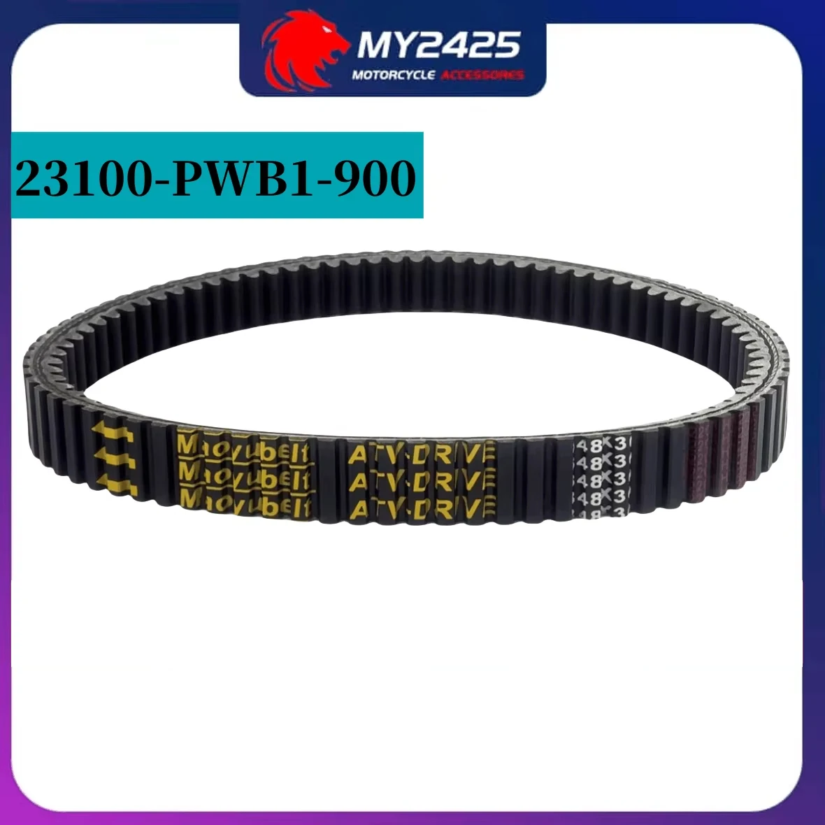 

Drive Belt for Kymco MXU 375 450 450i Maxxer UXV 450i Textron Alterra Prowler 500 23100-PWB1-900 for KYMCO Maxxer MXU 400 MXU400