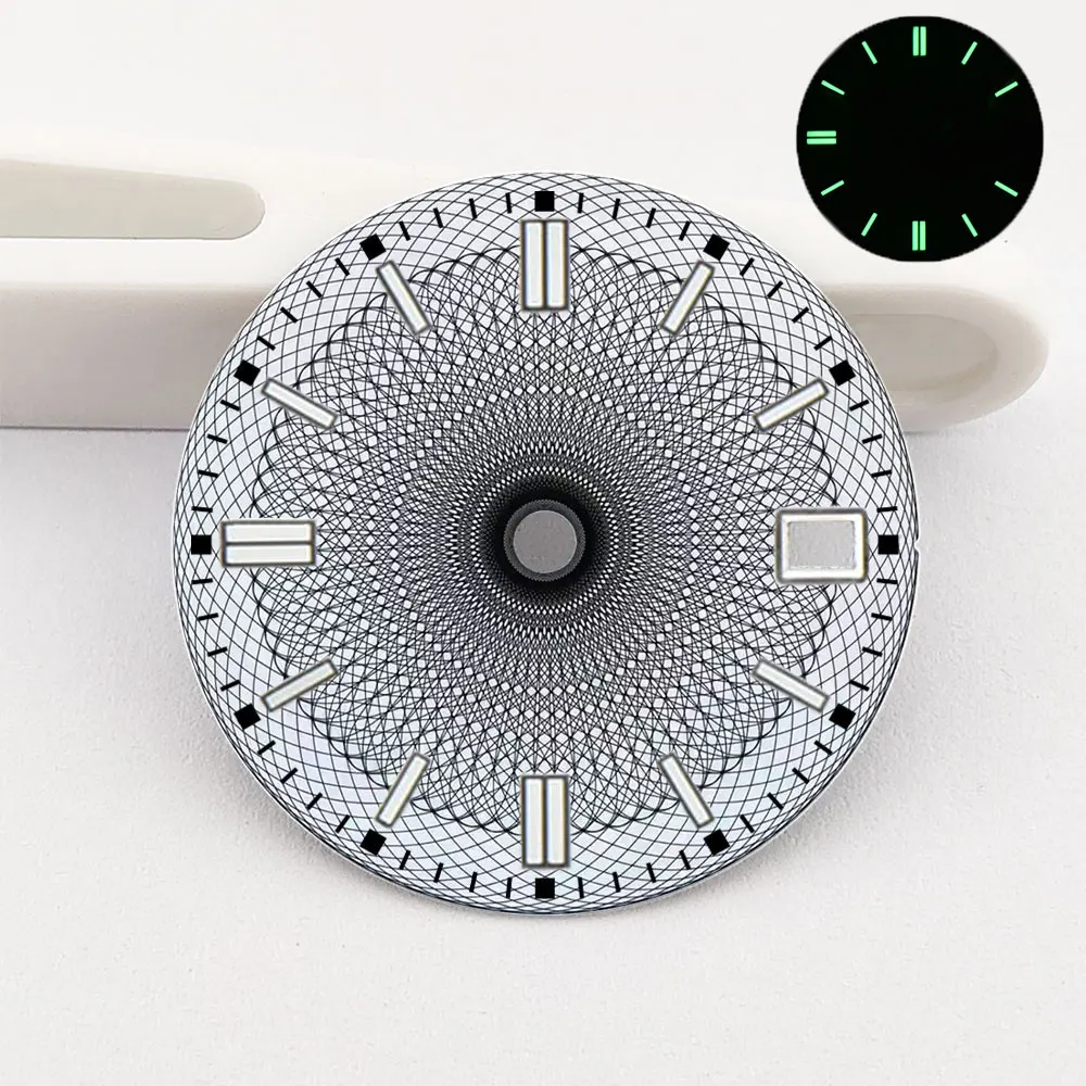 28.5mm Watch Dial nh35 Dial Custom Pattern Color Printing nh35 Watch Face Fit NH35/36 Movement Watch Parts