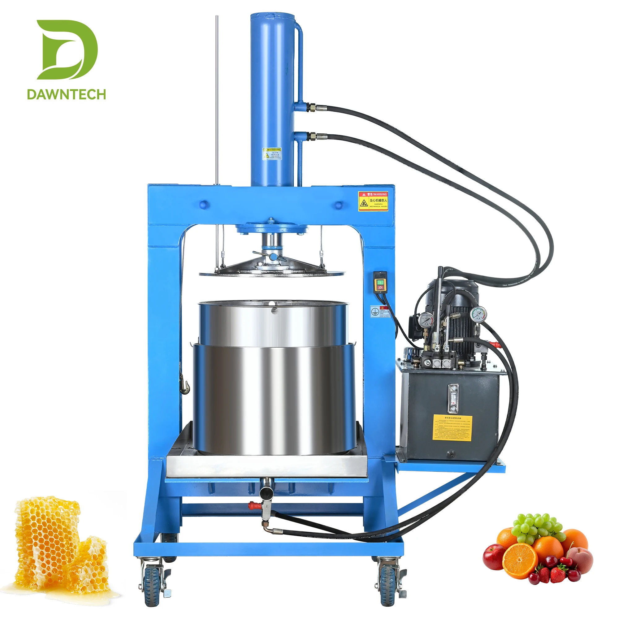 Dewatering Juicer Pure Juice Cold Press Squeezer Extractor Machine for Carrot Vegetable Lemon Fruits Grape Cherry Cassava