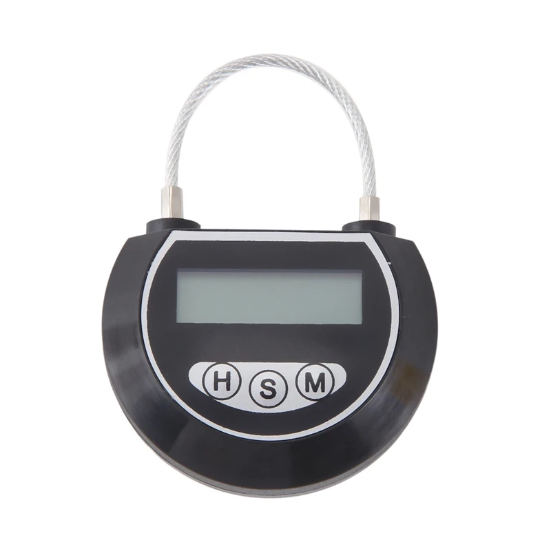 N75R-4X Electronic Time Lock Timer Lock Container Multi Function Time Lock Bin For Toys Black