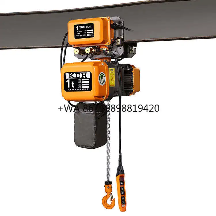 Electric Hoist Crane Electric Trolley Chain Hoist Crane EQ Series Traveling Type Lift